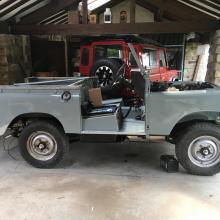 land rover series 3 short wheelbase rolling chassis 