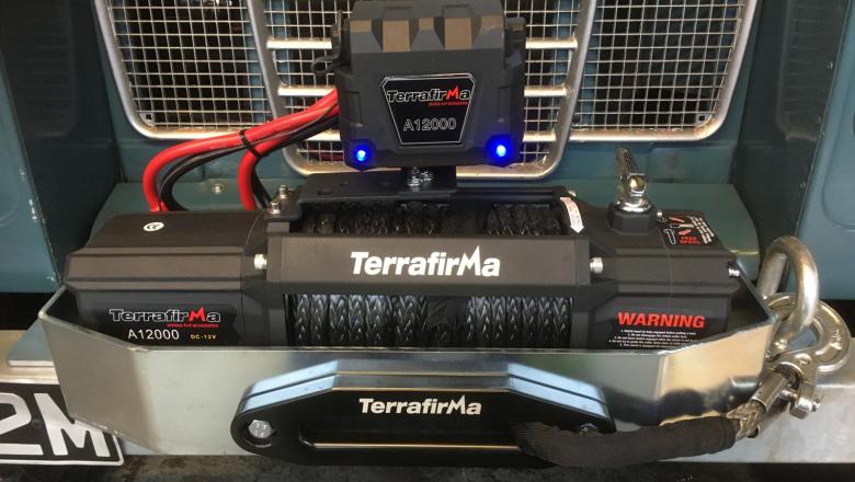We can fit Terrafirma Electric Winches to Defender and Series Land Rover's